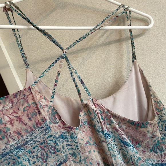 EUC Medium Urban Outfitters Ecote Blue/Purple Crossback Dress - Picture 4 of 4